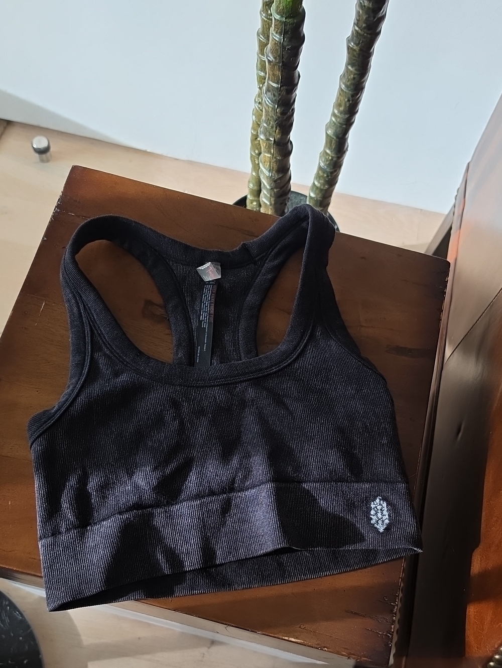 Free People Black Sports Bra